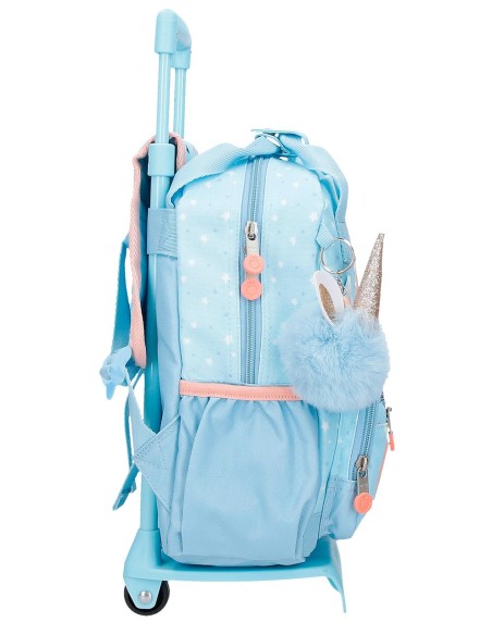 96322T2 MOCHILA ADAP. C/CARRO 28CM.ENSO MAGIC SUMMER AZUL CL 96322T2 MOCHILA ADAP. C/CARRO 28CM.ENSO MAGIC SUMMER AZUL CL