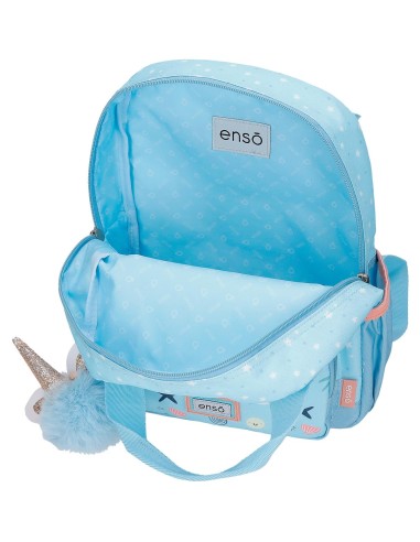 96322T2 MOCHILA ADAP. C/CARRO 28CM.ENSO MAGIC SUMMER AZUL CL