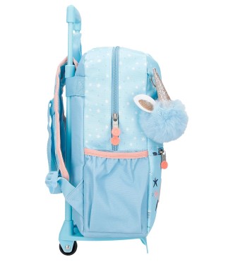 96323T2 MOCHILA ADAP. C/CARRO 32CM.ENSO MAGIC SUMMER AZUL CL 2