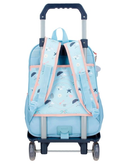 96324T2 MOCHILA ADAP. C/CARRO 38CM.ENSO MAGIC SUMMER AZUL CL 96324T2 MOCHILA ADAP. C/CARRO 38CM.ENSO MAGIC SUMMER AZUL CL