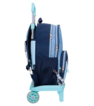 68222T2 MOCHILA ADAP. 40CM. 2C. C/CARRO PJL NONI DENIM AZU 2