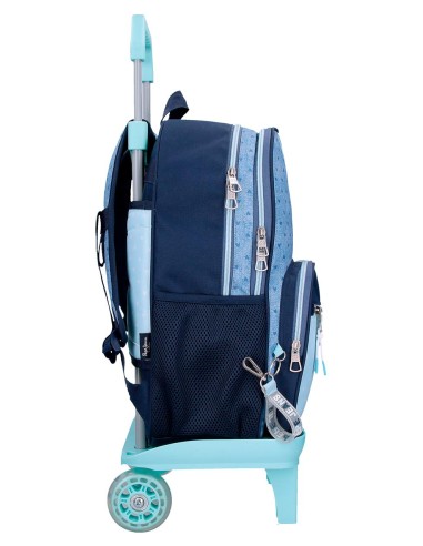 68222T2 MOCHILA ADAP. 40CM. 2C. C/CARRO PJL NONI DENIM AZU