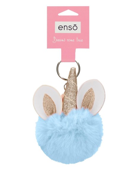 9740229 LLAVERO POMPÓN UNICORNIO AZUL 9740229 LLAVERO POMPÓN UNICORNIO AZUL