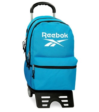 86125T3 MOCHILA 44CM. 2C. C/CARRO REEBOK BOSTON AZUL