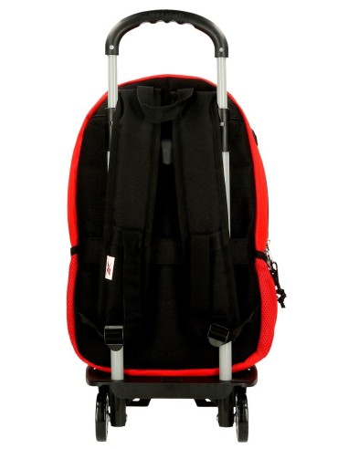 86125T4 MOCHILA 44CM. 2C. C/CARRO REEBOK BOSTON ROJO
