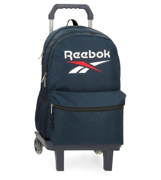 86125T2 MOCHILA ADAP.44CM. C/CARRO 2C. REEBOK BOSTON MARINO