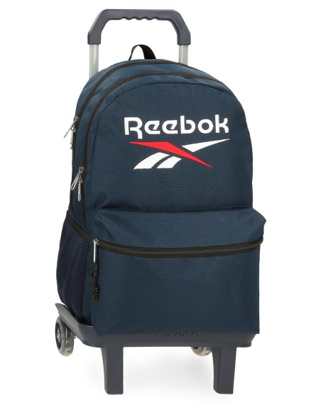 86125T2 MOCHILA ADAP.44CM. C/CARRO 2C. REEBOK BOSTON MARINO