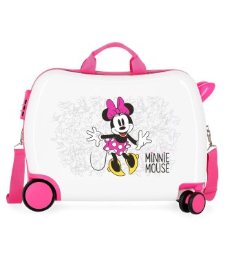 4689864 MALETA INF.ABS 4R.(2 MULTI.). MINNIE ENJOY THE DAY