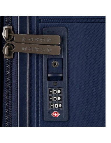 5388622 TROLLEY PP 55CM. C/EXP. 4R. MOVOM NEW TRENDY MARINO