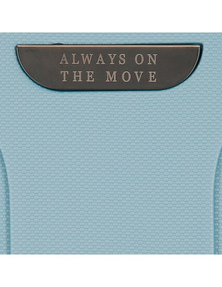 5388823 TROLLEY PP 68CM. C/EXP. 4R. MOVOM NEW TRENDY TURQUES