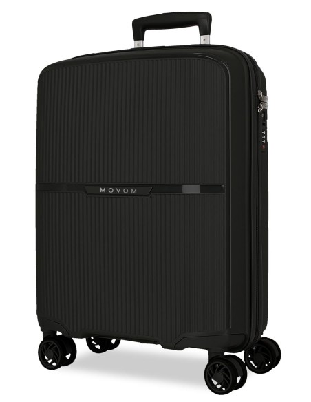 5519121 TROLLEY PP 55CM. 4R. MOVOM MOON NEGRO 5519121 TROLLEY PP 55CM. 4R. MOVOM MOON NEGRO