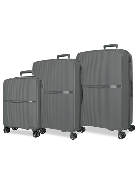 5519422 SET/3 TROLLEY PP. 56-66-76CM. 4R. MOVOM MOON GRIS 5519422 SET/3 TROLLEY PP. 56-66-76CM. 4R. MOVOM MOON GRIS