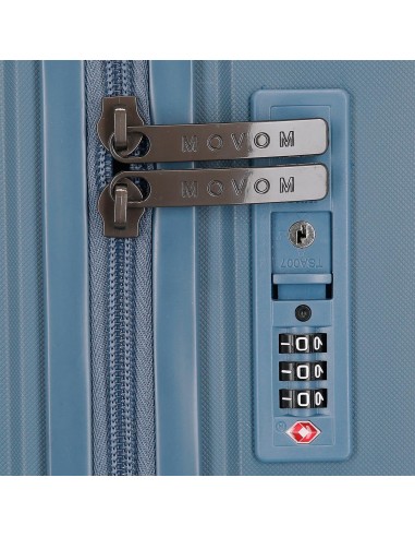 5519423 SET/3 TROLLEY PP. 56-66-76CM. 4R. MOVOM MOON AZULON