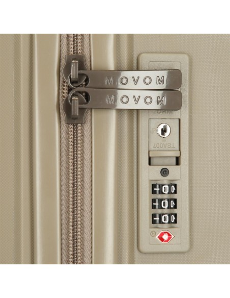 5519425 SET/3 TROLLEY PP. 56-66-76CM. 4R. MOVOM MOON TAUPE 5519425 SET/3 TROLLEY PP. 56-66-76CM. 4R. MOVOM MOON TAUPE