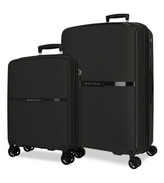 5519521 SET/2 TROLLEY PP 56-66CM. 4R. MOVOM MOON NEGRO