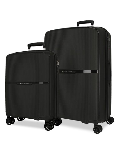 5519521 SET/2 TROLLEY PP 56-66CM. 4R. MOVOM MOON NEGRO