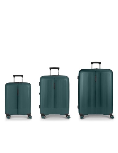 Set 3 Maletas C22-M-L Gabol Brooklyn Verde Oscuro Juego d...