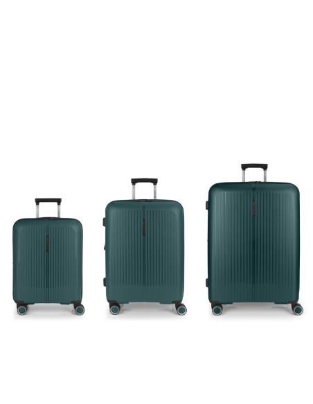 Set 3 Maletas C22-M-L Gabol Brooklyn Verde Oscuro Juego d...