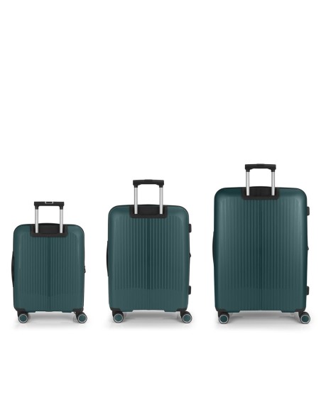 Set 3 Maletas C22-M-L Gabol Brooklyn Verde Oscuro Juego d...