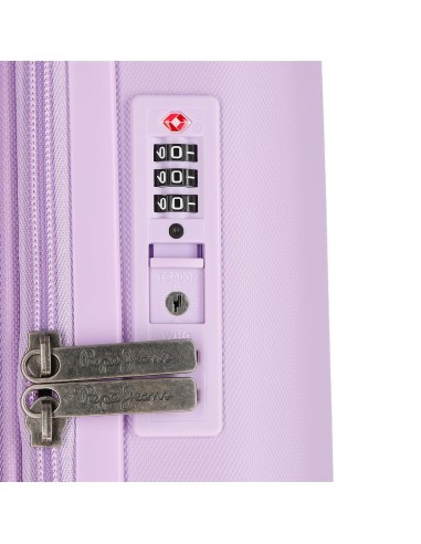 7698635 TROLLEY ABS 55CM. C/EXP. 4R. PJL ACCENT LILA