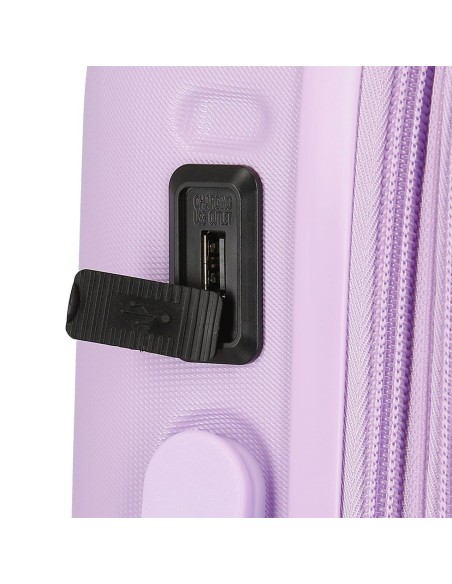 7698635 TROLLEY ABS 55CM. C/EXP. 4R. PJL ACCENT LILA 7698635 TROLLEY ABS 55CM. C/EXP. 4R. PJL ACCENT LILA