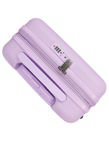 7698635 TROLLEY ABS 55CM. C/EXP. 4R. PJL ACCENT LILA