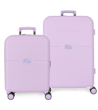 7699535 SET/2 TROLLEY ABS 55-70CM. 4R. PJL ACCENT LILA