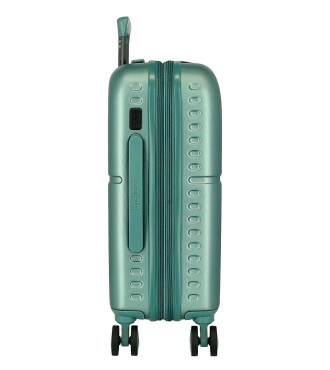 768862B TROLLEY ABS 55CM. C/EXP. 4R. PJL HIGHLIGHT TURQUESA 2