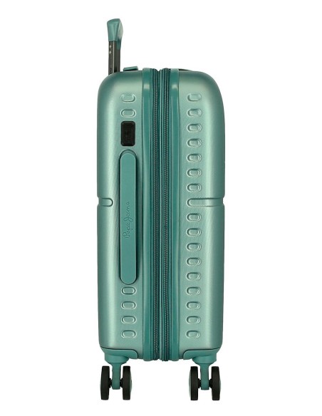 768862B TROLLEY ABS 55CM. C/EXP. 4R. PJL HIGHLIGHT TURQUESA