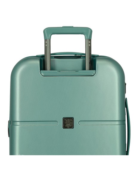 768862B TROLLEY ABS 55CM. C/EXP. 4R. PJL HIGHLIGHT TURQUESA