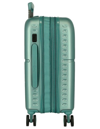 768862B TROLLEY ABS 55CM. C/EXP. 4R. PJL HIGHLIGHT TURQUESA