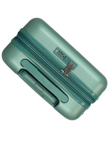 768862B TROLLEY ABS 55CM. C/EXP. 4R. PJL HIGHLIGHT TURQUESA