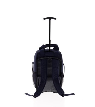 Trolley Mochila Ruedas Gladiator Polar Azul 2