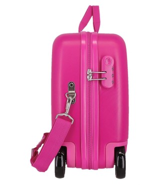 2119841 MALETA INF.ABS 4R.(2 MULTI.). GATO RISÓN FUCSIA 2
