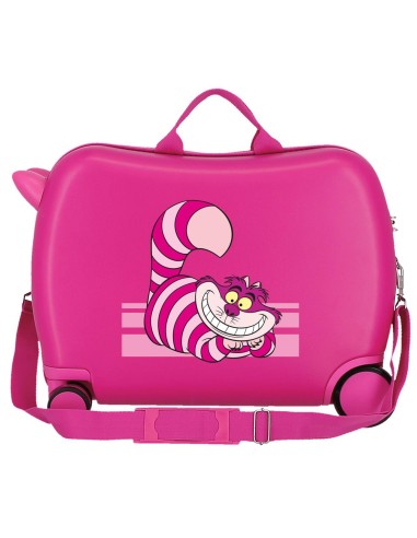 2119841 MALETA INF.ABS 4R.(2 MULTI.). GATO RISÓN FUCSIA