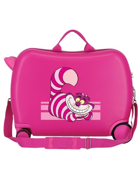 2119841 MALETA INF.ABS 4R.(2 MULTI.). GATO RISÓN FUCSIA