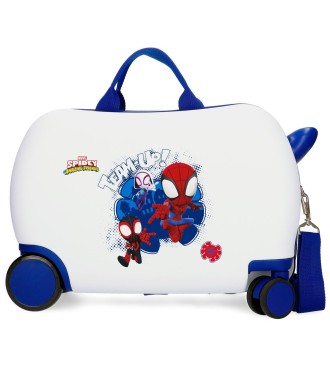 2121041 MALETA INF.ABS 4R.(2 MULTI.) 45CM. SPIDEY TEAM UP BL