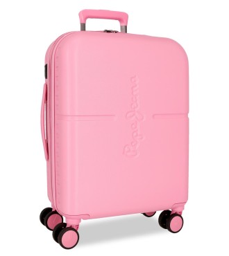 768862E TROLLEY ABS 55CM. C/EXP. 4R. PJL HIGHLIGHT ROSA