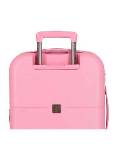768862E TROLLEY ABS 55CM. C/EXP. 4R. PJL HIGHLIGHT ROSA