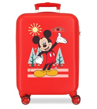 2071346 TROLLEY ABS 50CM. 4R. MICKEY MOUNTAINS ROJO