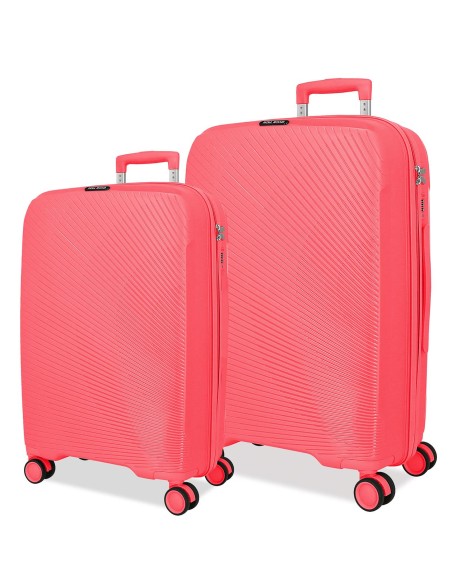 5499523 SET/2 TROLLEY PP 54-64CM. 4R. ROLL ROAD ORBIT CORAL 5499523 SET/2 TROLLEY PP 54-64CM. 4R. ROLL ROAD ORBIT CORAL