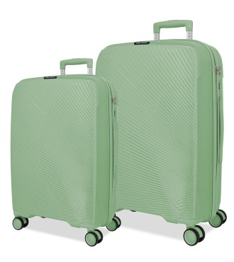 5499525 SET/2 TROLLEY PP 54-64CM. 4R. ROLL ROAD ORBIT VERDE
