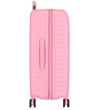 768922E TROLLEY ABS 70CM. C/EXP. 4R. PJL HIGHLIGHT ROSA 2