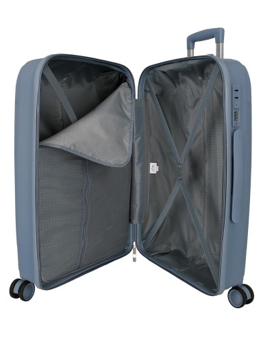 5499322 TROLLEY PP 75CM. 4R. ROLL ROAD ORBIT AZUL CLARO