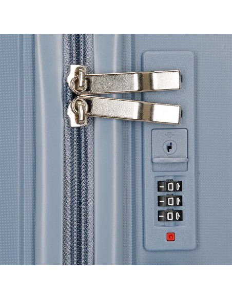 5499322 TROLLEY PP 75CM. 4R. ROLL ROAD ORBIT AZUL CLARO