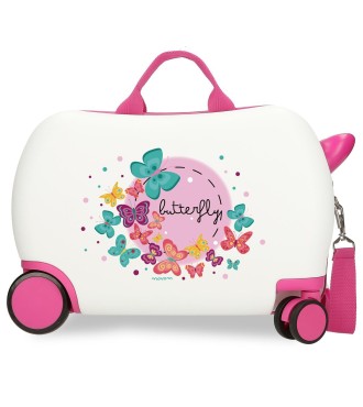3721061 MALETA INF.ABS 4R.(2 MULTI.) 45CM. MOVOM BUTTERFLY