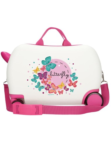 3721061 MALETA INF.ABS 4R.(2 MULTI.) 45CM. MOVOM BUTTERFLY