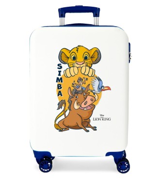 2441163 TROLLEY ABS 55CM. 4R. SIMBA´S FRIENDS BLANCO