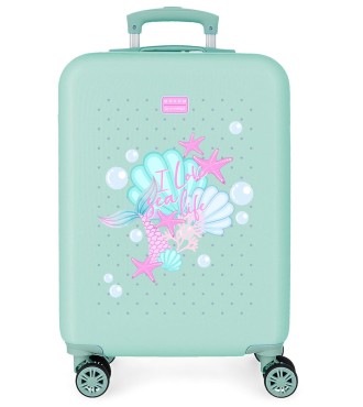 3051141 TROLLEY ABS 55CM. 4R. MOVOM I LOVE SEA LIFE TURQUESA