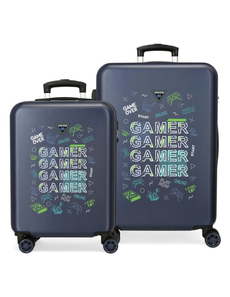 3091441 SET/2 TROLLEY ABS 55-68CM. 4R. MOVOM GAME OVER MARIN 3091441 SET/2 TROLLEY ABS 55-68CM. 4R. MOVOM GAME OVER MARIN